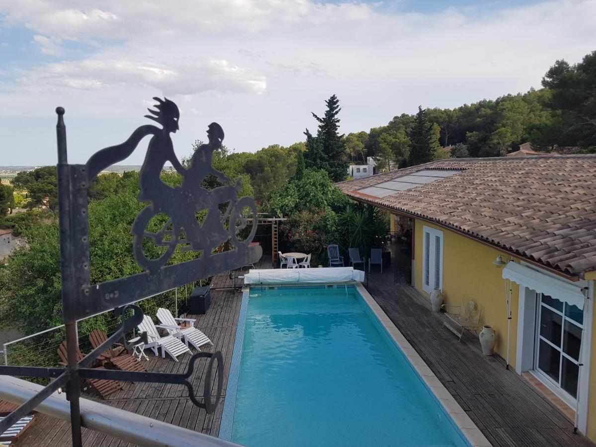 La croisée des chemins Bed and Breakfast Calvisson Exterior foto